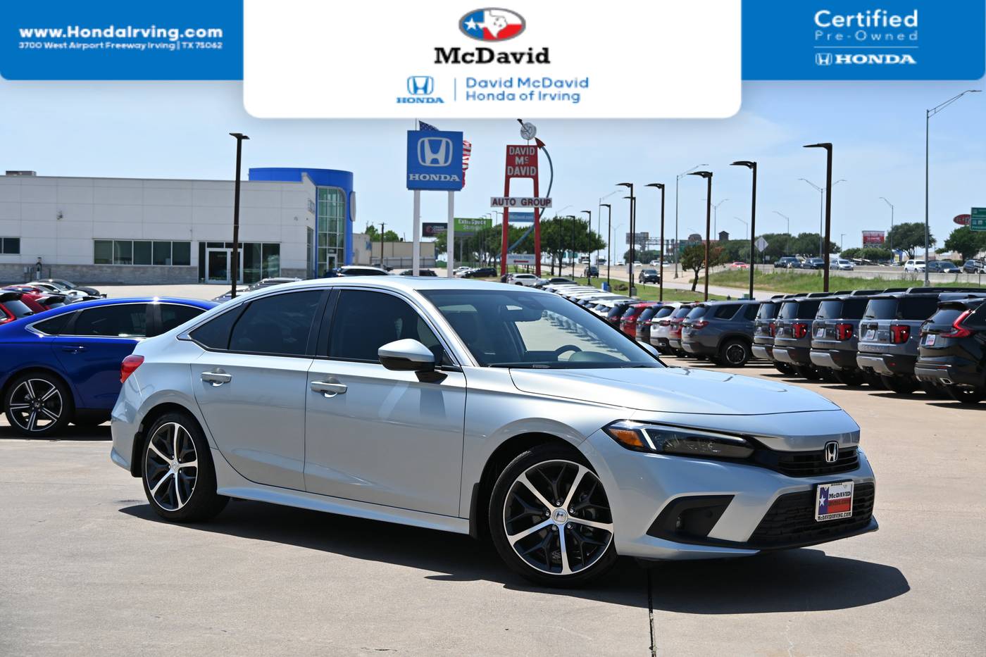 2023 Honda Civic Touring — Sedan — 15,500 mi — Irving, TX