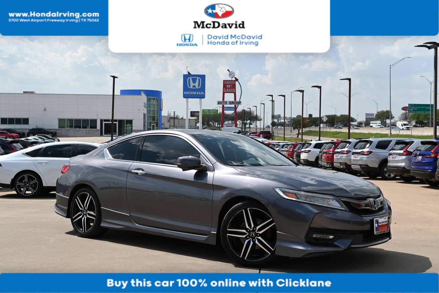 2016 Honda Accord Touring — Coupe — 120,565 mi — Irving, TX