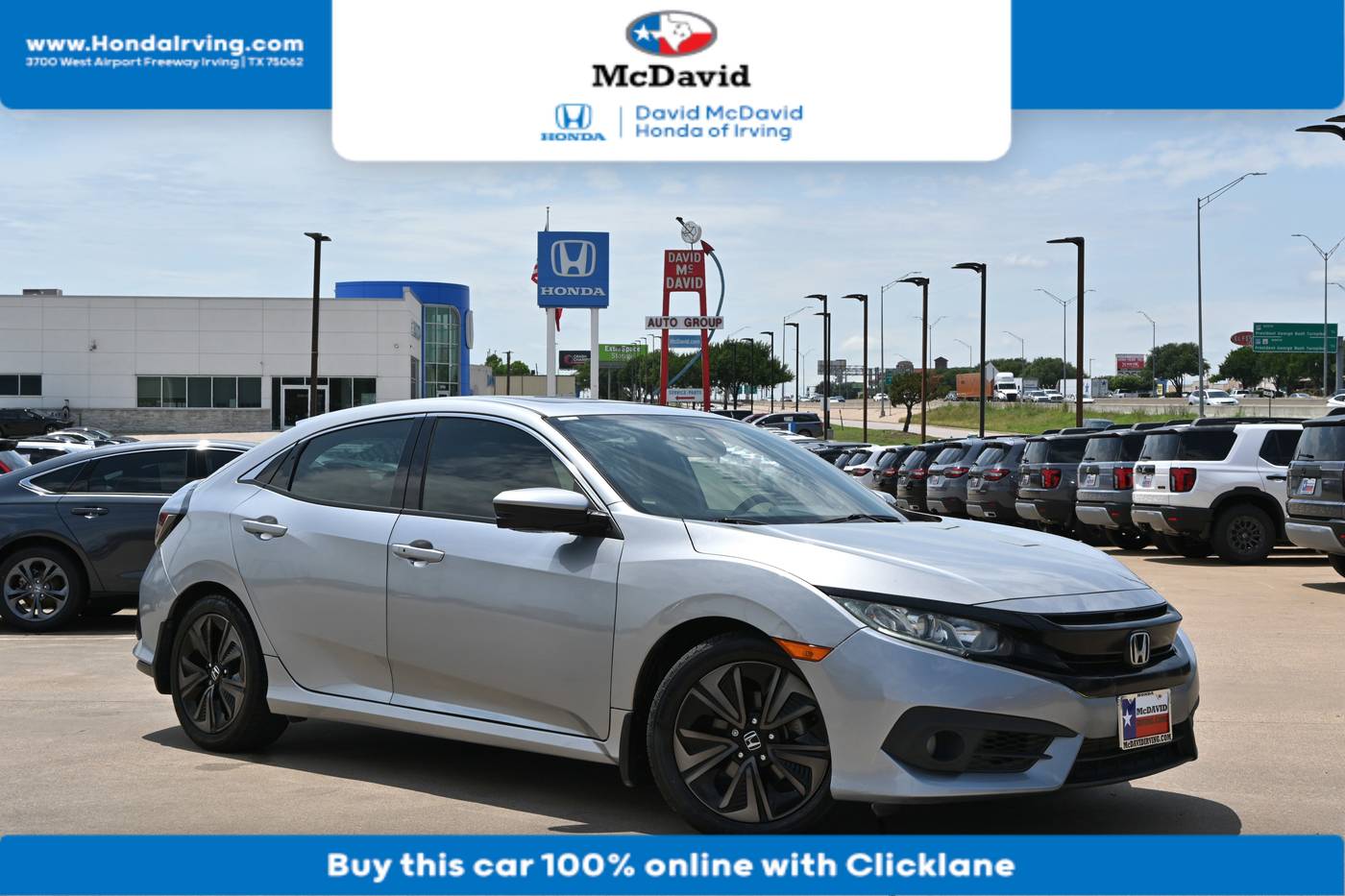 2018 Honda Civic EX — Hatchback — 146,535 mi — Irving, TX