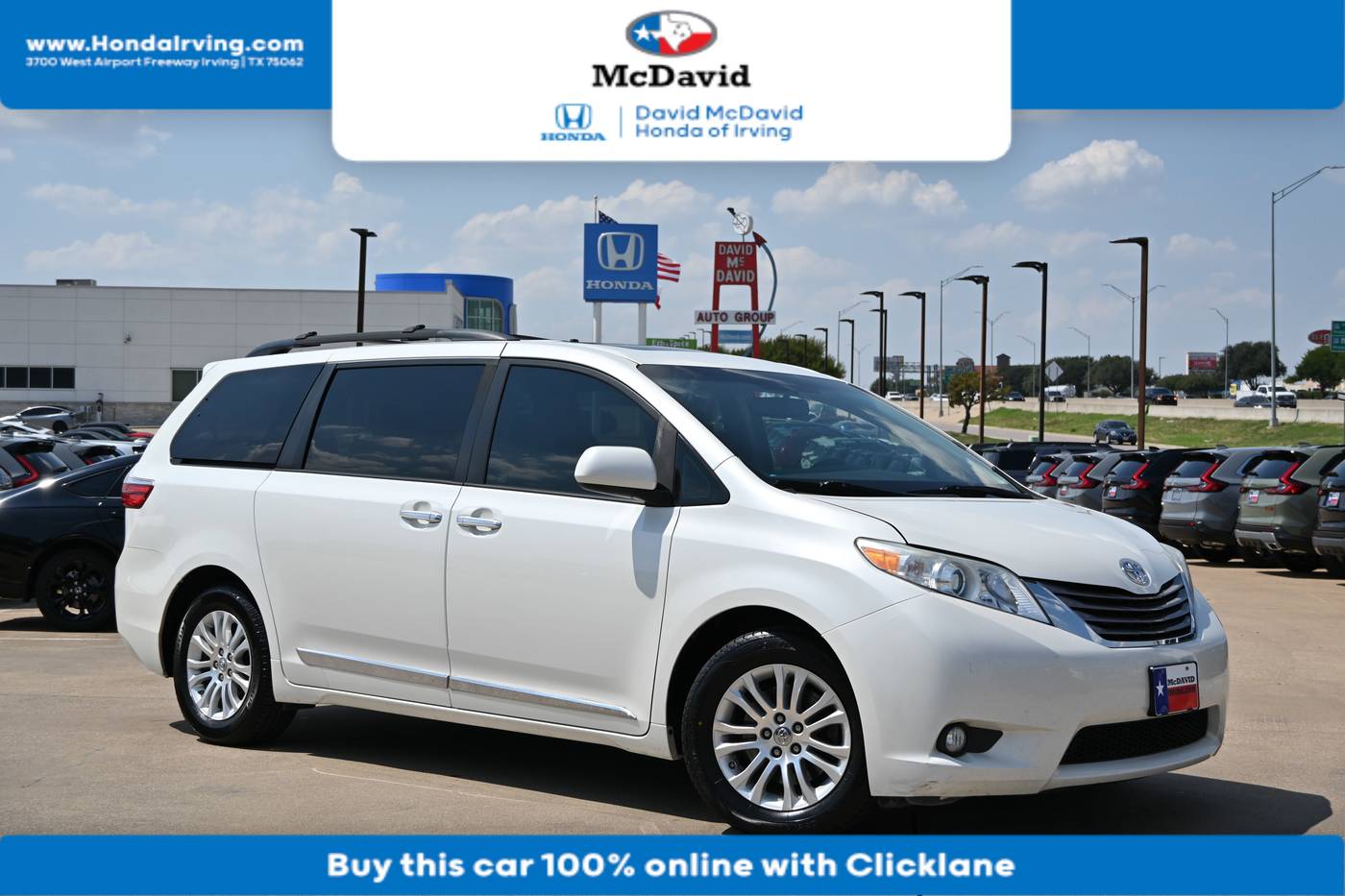 2017 Toyota Sienna XLE — Minivan — 147,703 mi — Irving, TX