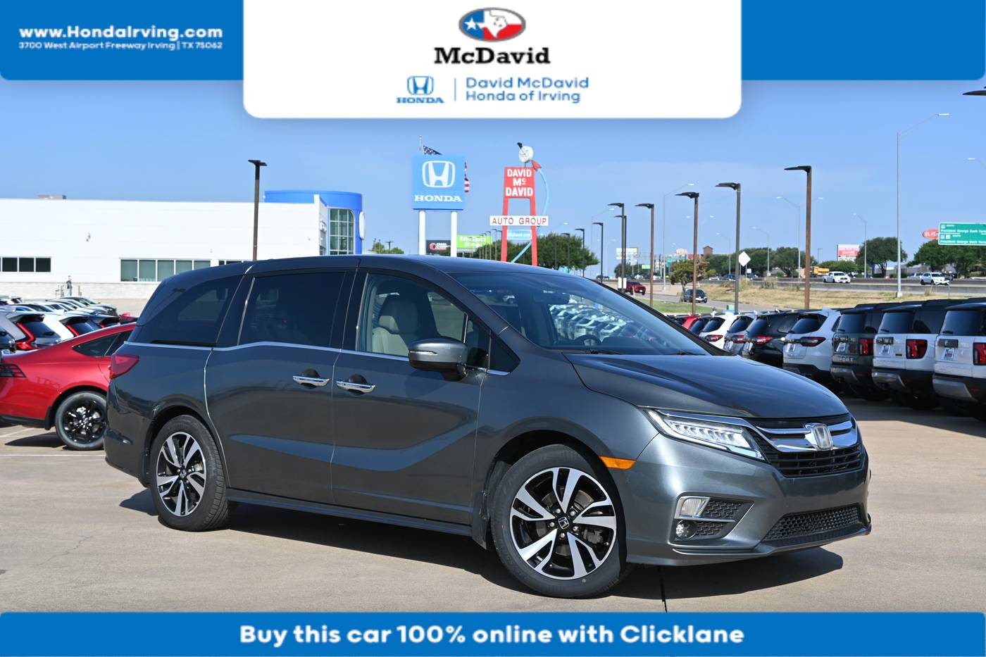2018 Honda Odyssey Elite — Minivan — 159,904 mi — Irving, TX