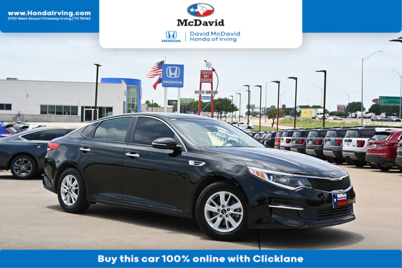 2018 Kia Optima LX — Sedan — 91,451 mi — Irving, TX