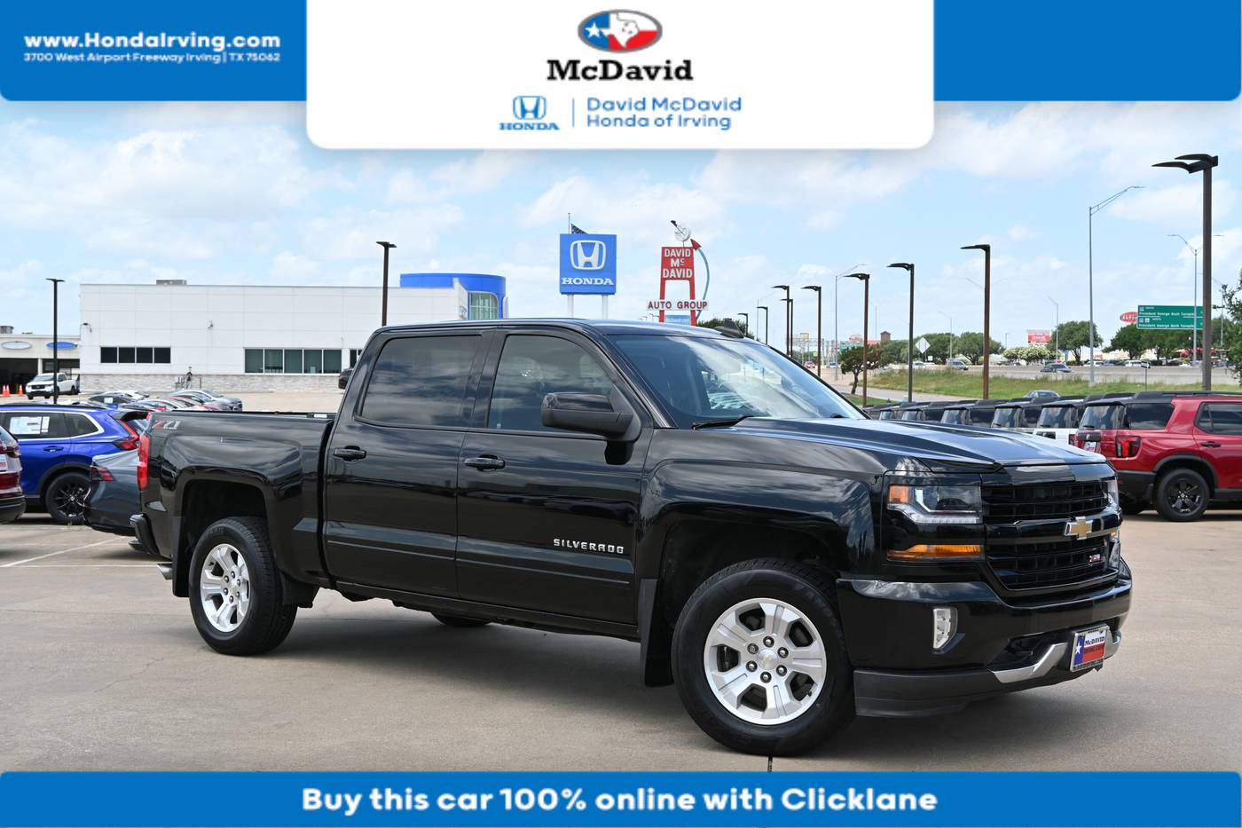 2018 Chevrolet Silverado 1500 LT — Pickup Truck — 127,611 mi — Irving, TX