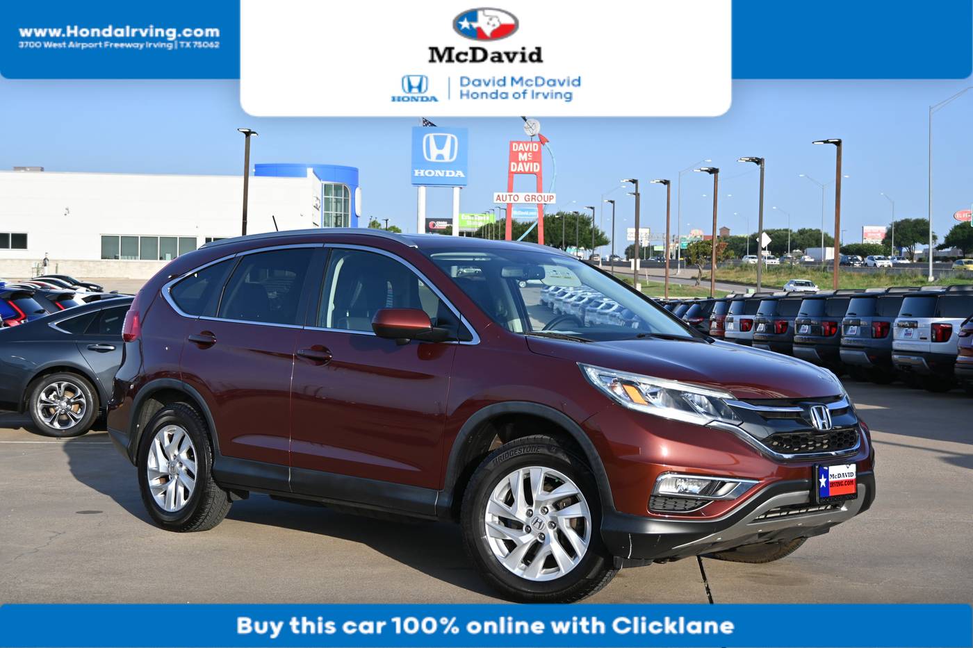 2016 Honda CR-V EX-L — SUV — 78,312 mi — Irving, TX