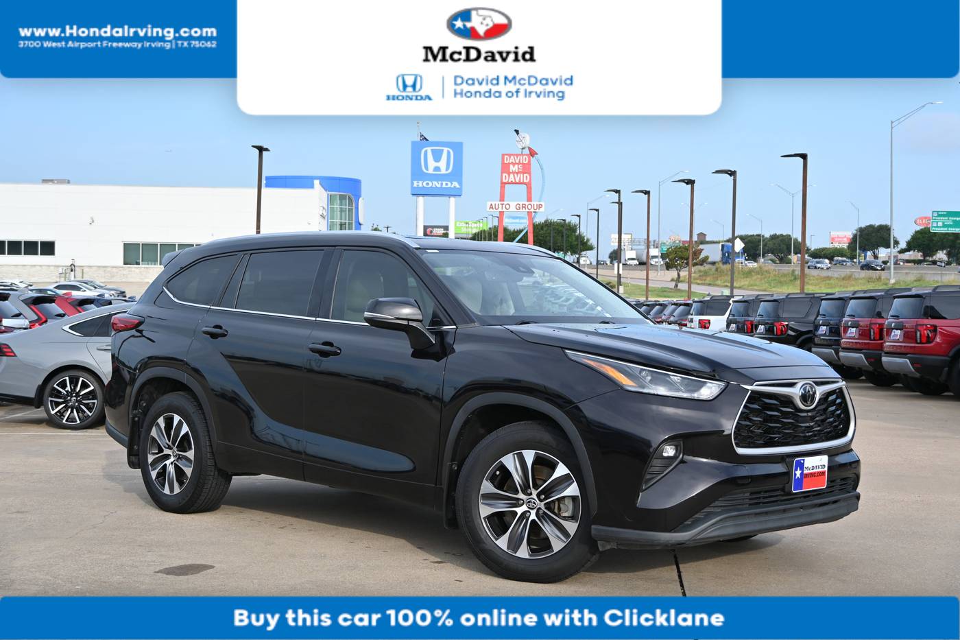 2021 Toyota Highlander XLE — SUV — 88,461 mi — Irving, TX