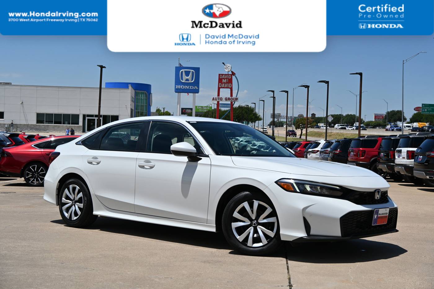 2025 Honda Civic LX — Sedan — 6,164 mi — Irving, TX
