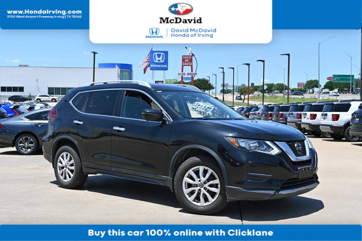 2018 Nissan Rogue SV — SUV — 42,696 mi — Irving, TX