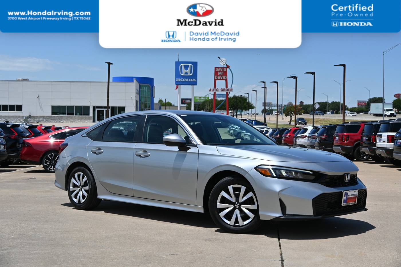 2025 Honda Civic LX — Sedan — 4,461 mi — Irving, TX