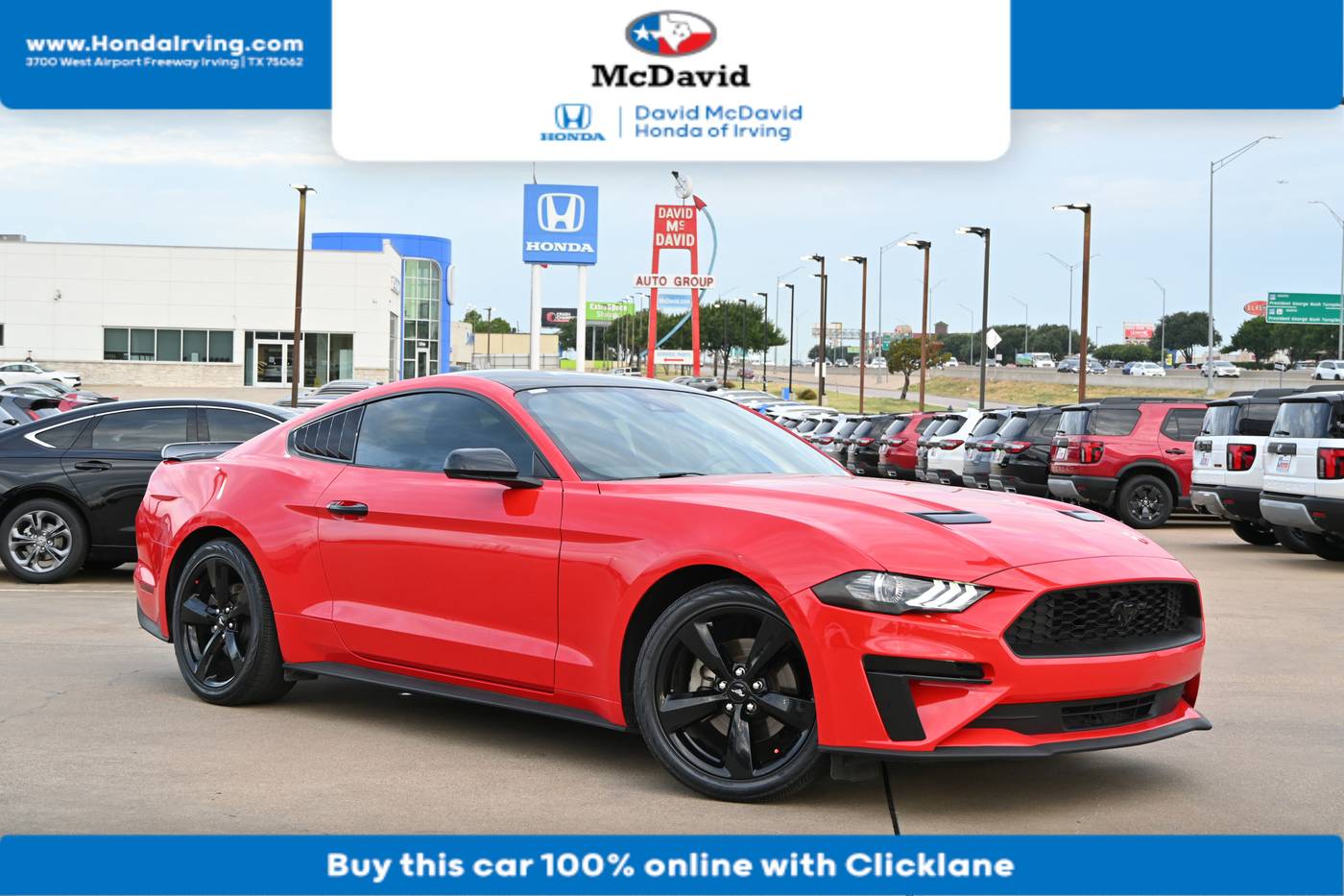 2021 Ford Mustang EcoBoost — Coupe — 46,533 mi — Irving, TX