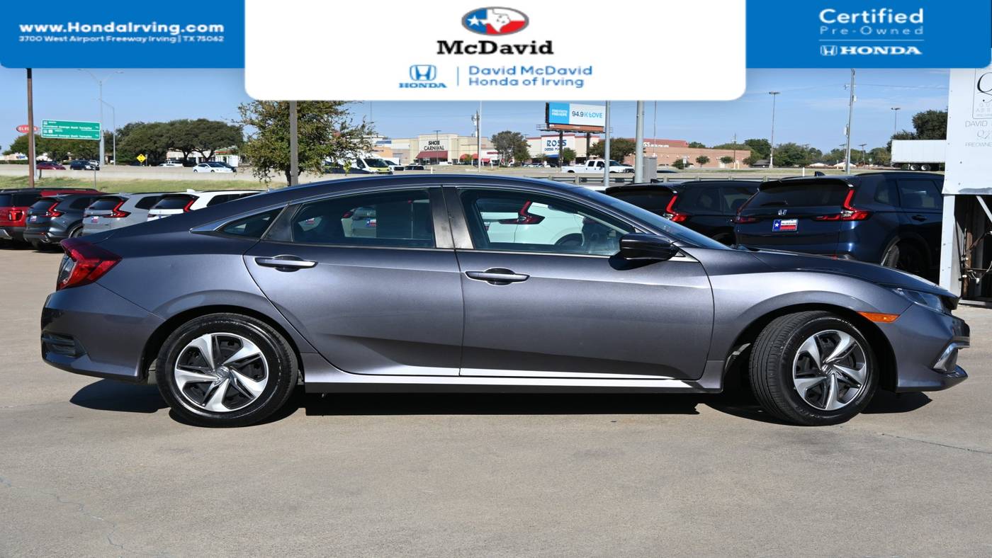2020 Honda Civic LX — Sedan — 39,825 mi — Irving, TX