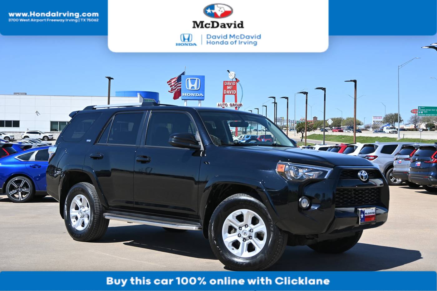2019 Toyota 4Runner SR5 — SUV — 140,846 mi — Irving, TX