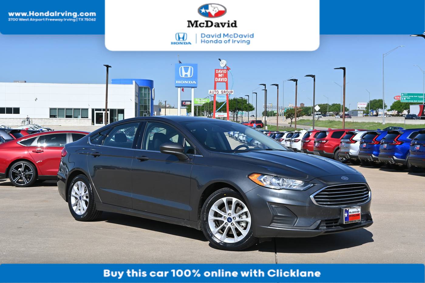 2020 Ford Fusion SE — Sedan — 91,939 mi — Irving, TX