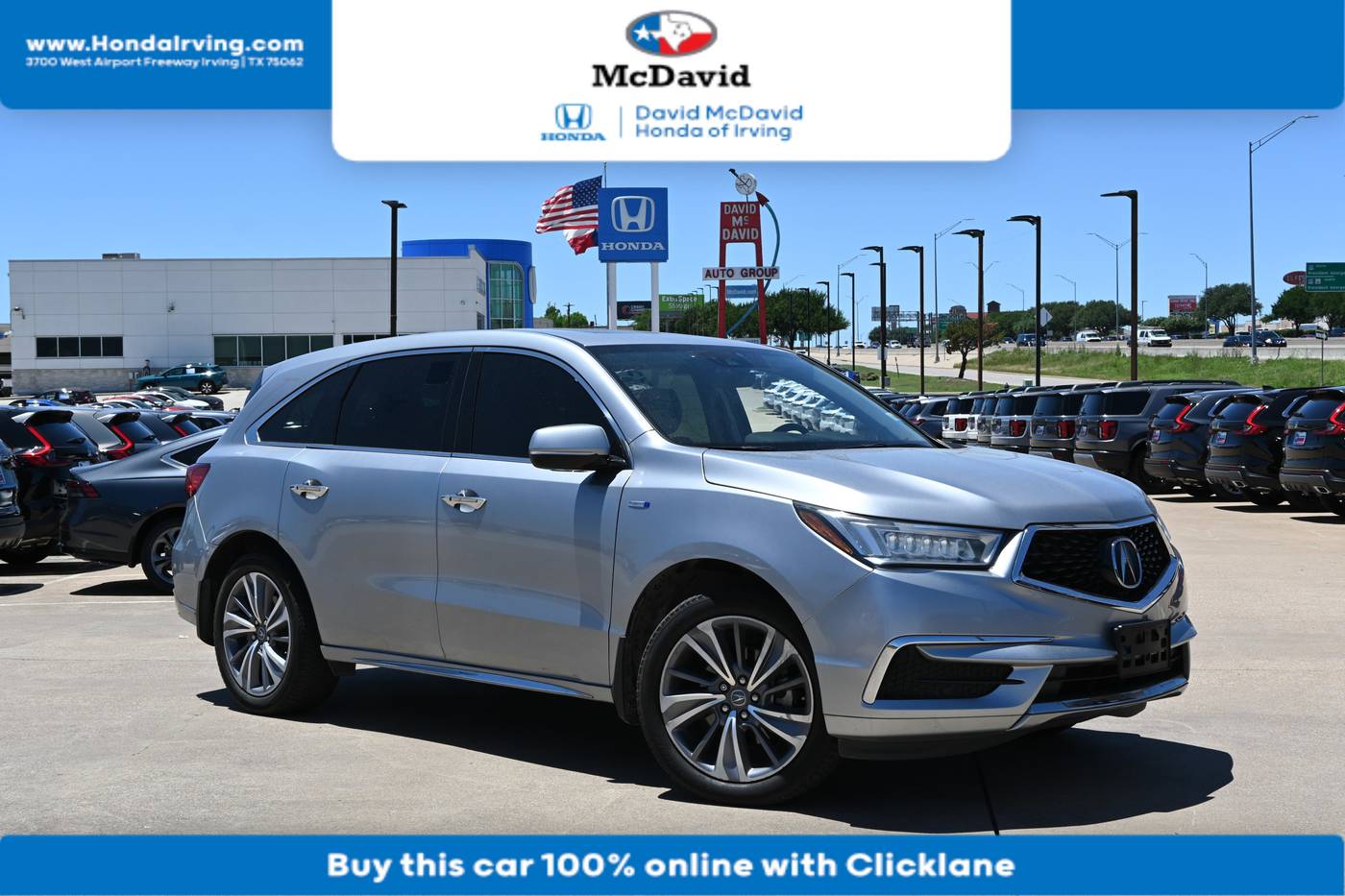 2017 Acura MDX Hybrid with Technology Package — SUV — 119,954 mi — Irving, TX
