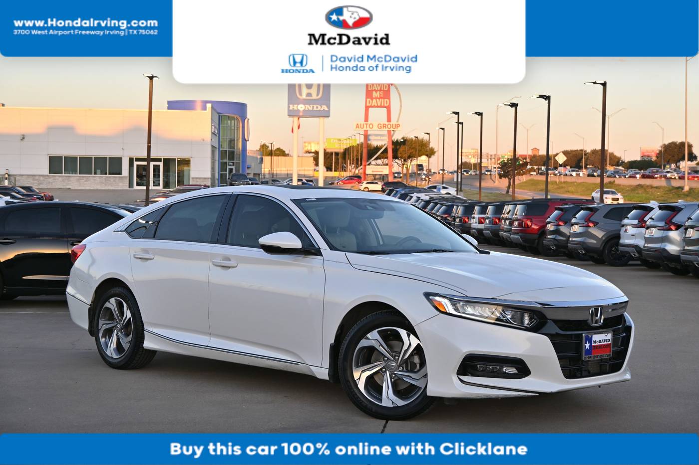 2020 Honda Accord EX-L — Sedan — 77,691 mi — Irving, TX