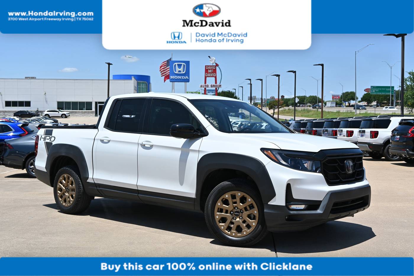 2021 Honda Ridgeline Sport — Pickup Truck — 27,510 mi — Irving, TX