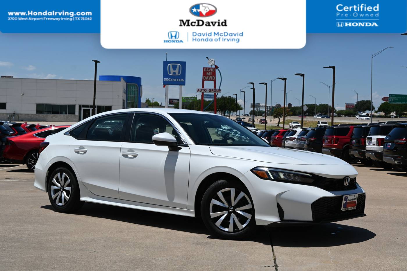2025 Honda Civic LX — Sedan — 5,000 mi — Irving, TX