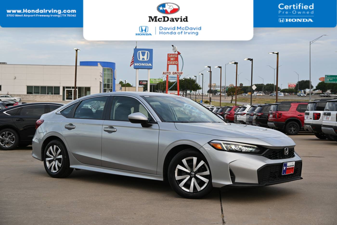 2025 Honda Civic LX — Sedan — 6,097 mi — Irving, TX