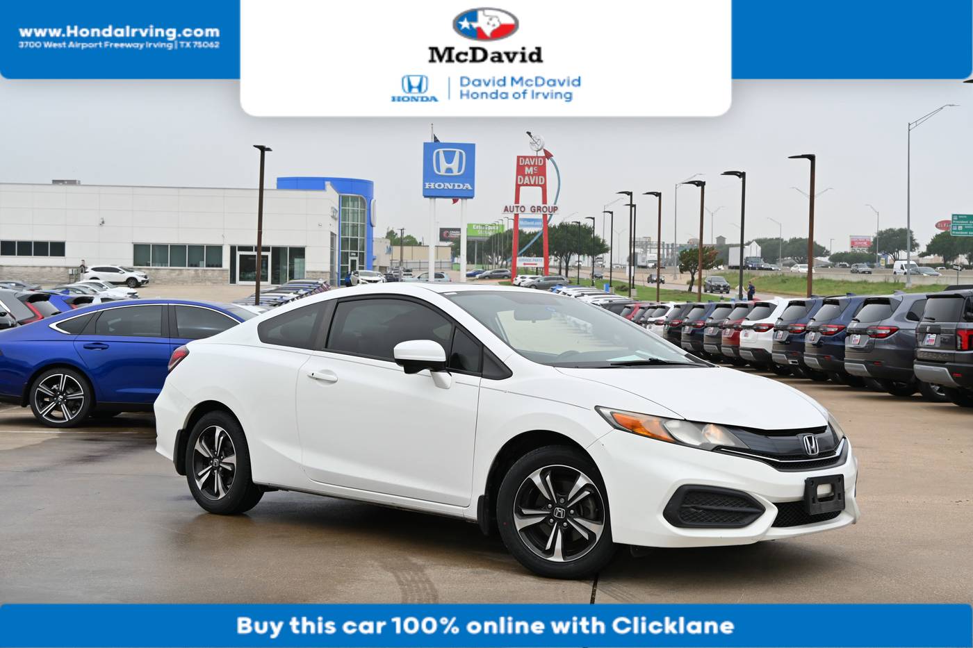 2015 Honda Civic EX — Coupe — 117,814 mi — Irving, TX