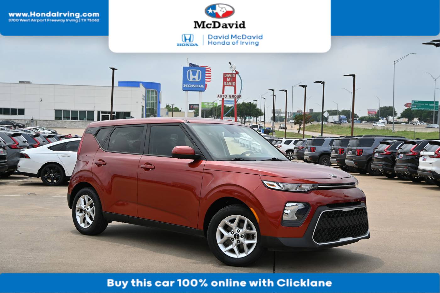 2020 Kia Soul S — Hatchback — 62,021 mi — Irving, TX