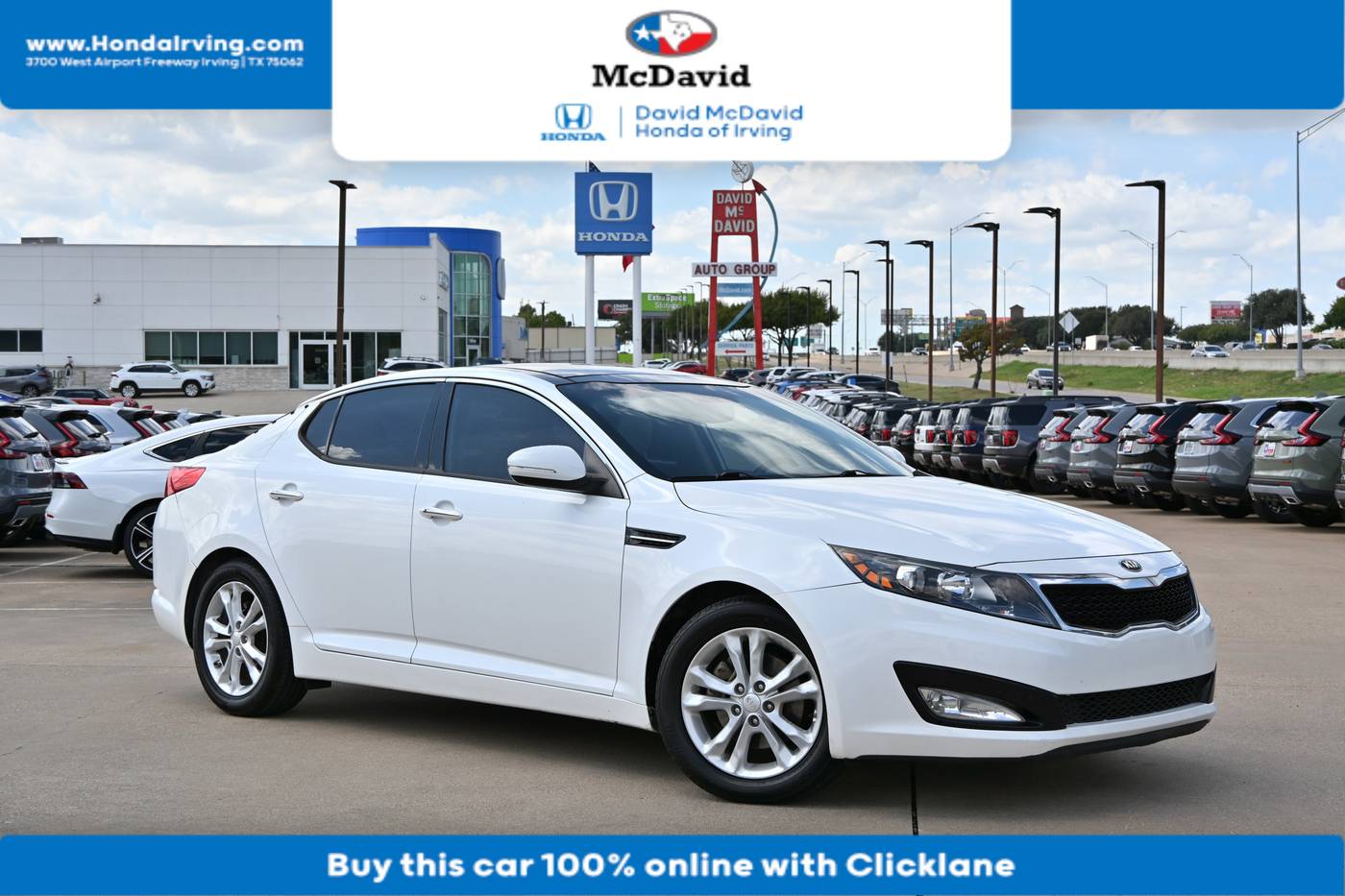 2013 Kia Optima EX — Sedan — 123,449 mi — Irving, TX