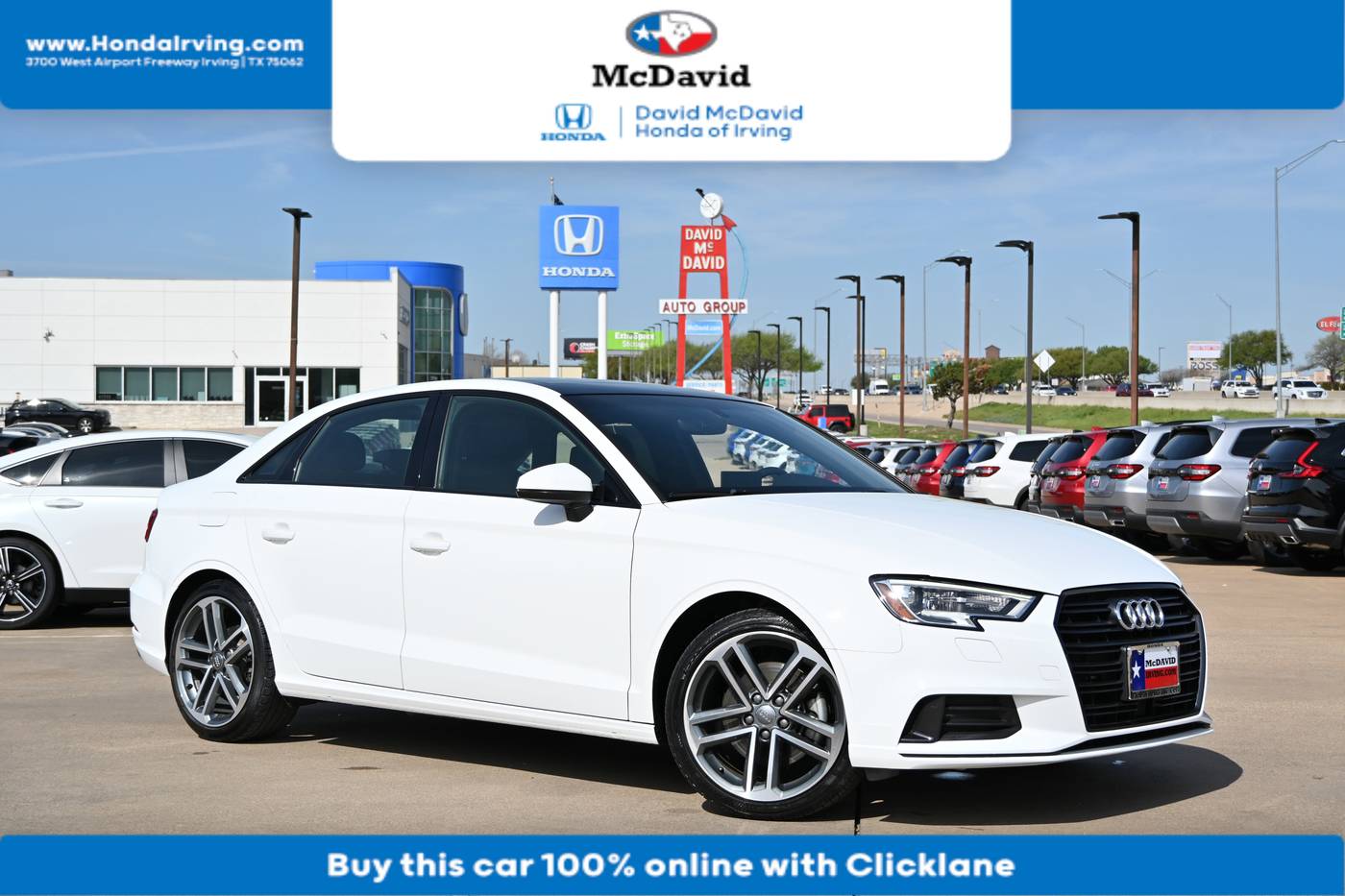 2019 Audi A3 Titanium Premium — Sedan — 26,753 mi — Irving, TX