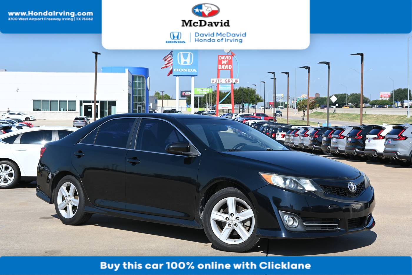 2012 Toyota Camry SE — Sedan — 188,991 mi — Irving, TX