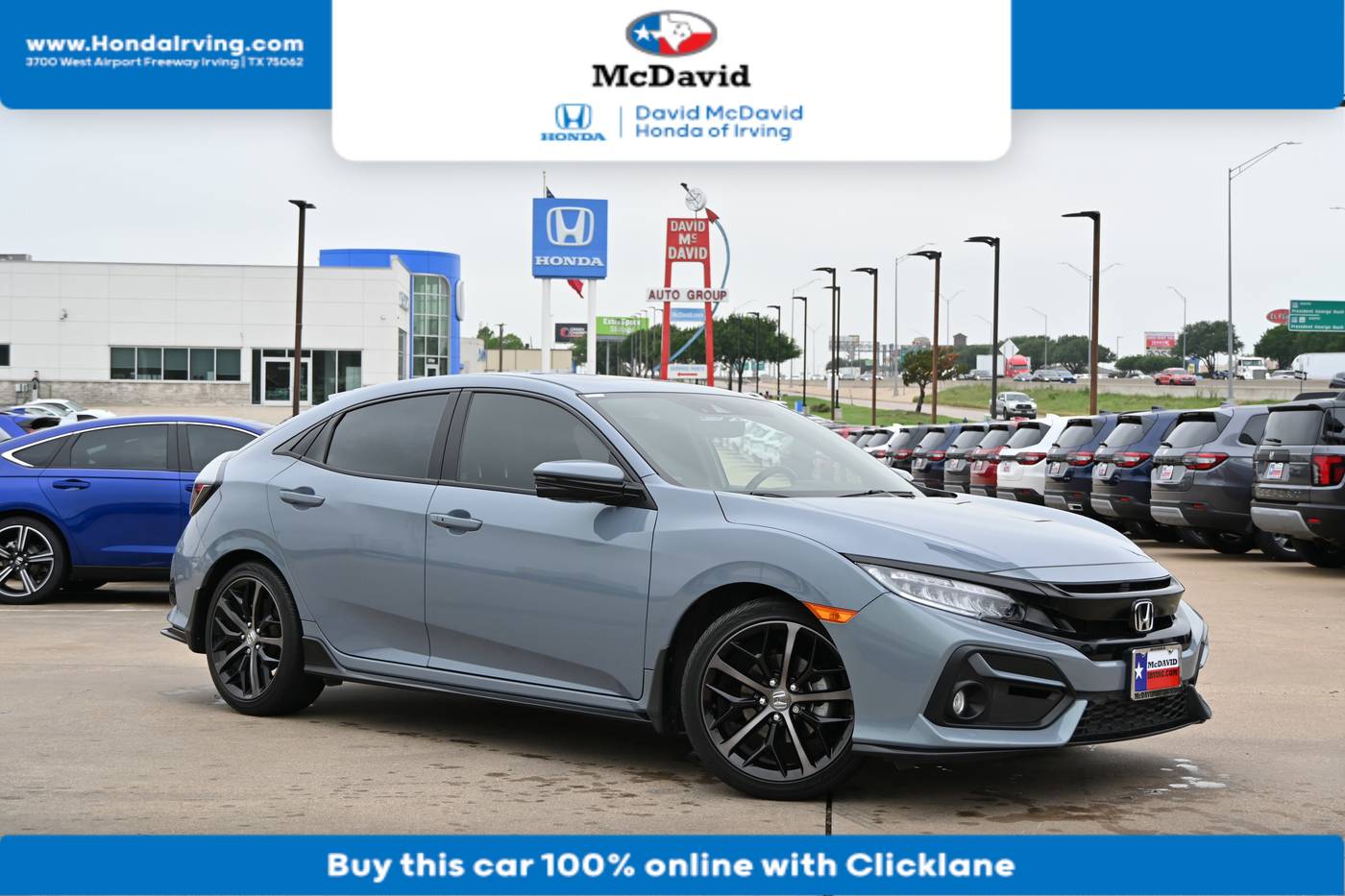 2020 Honda Civic Sport Touring — Hatchback — 24,907 mi — Irving, TX