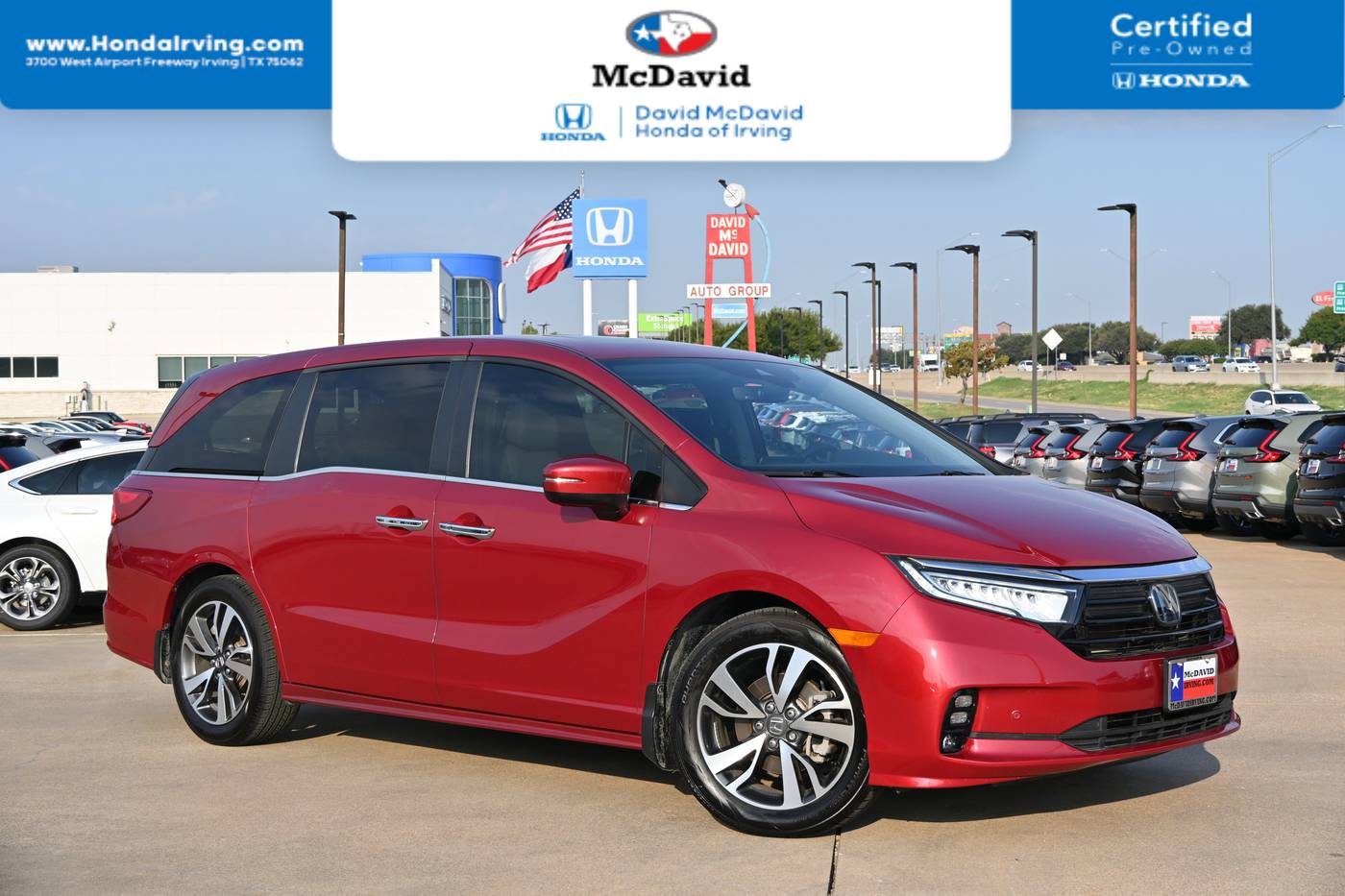 2022 Honda Odyssey Touring — Minivan — 49,062 mi — Irving, TX