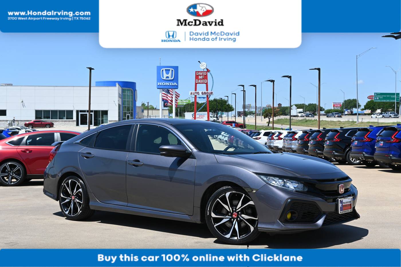 2017 Honda Civic Si — Sedan — 93,838 mi — Irving, TX