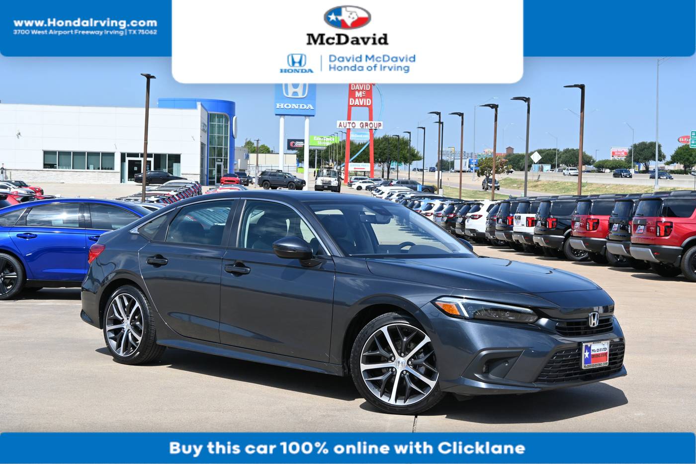 2024 Honda Civic Touring — Sedan — 26,395 mi — Irving, TX