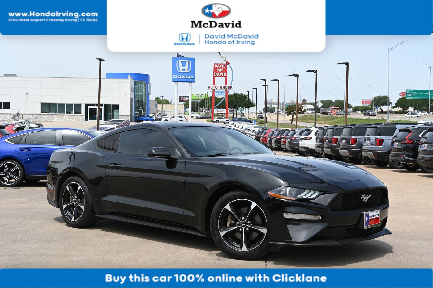 2018 Ford Mustang EcoBoost — Coupe — 66,571 mi — Irving, TX