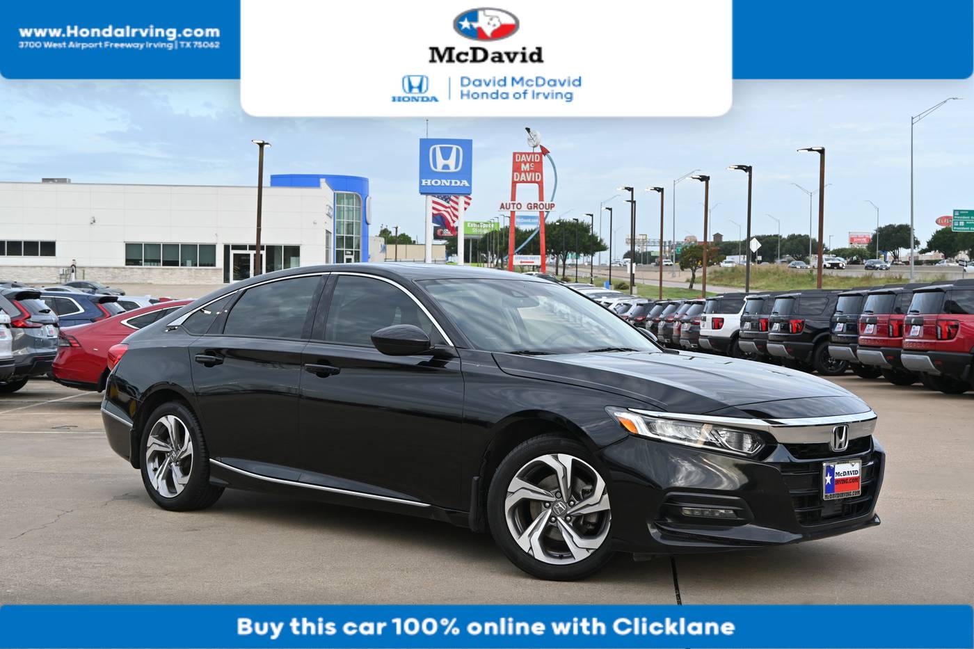2020 Honda Accord EX — Sedan — 156,899 mi — Irving, TX