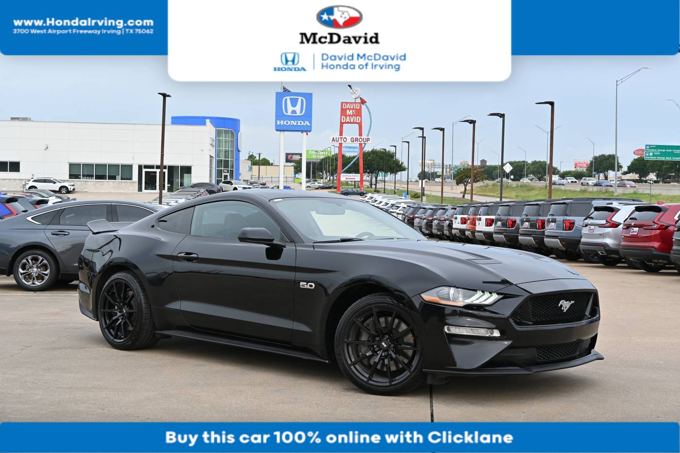 2020 Ford Mustang GT — Coupe — 77,624 mi — Irving, TX