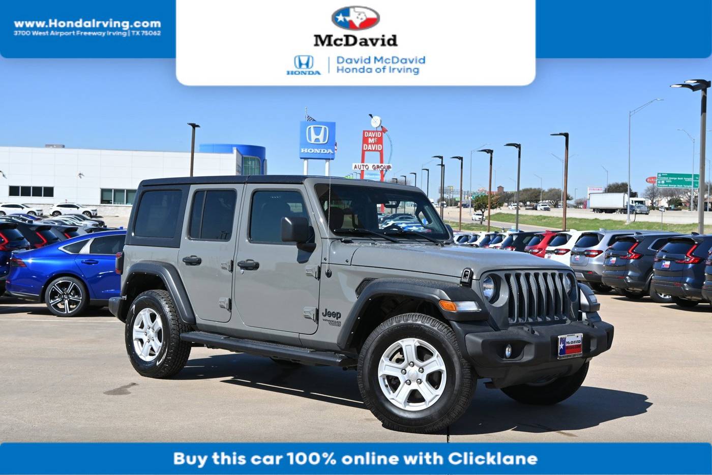 2021 Jeep Wrangler Sport S — SUV — 30,760 mi — Irving, TX