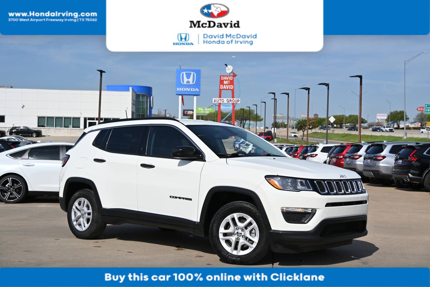 2020 Jeep Compass Sport — SUV — 38,666 mi — Irving, TX