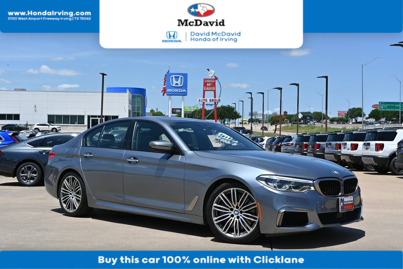 2018 BMW 5 Series M550i — Sedan — 76,702 mi — Irving, TX