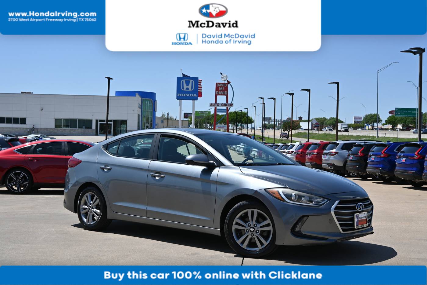 2017 Hyundai Elantra Value Edition — Sedan — 87,655 mi — Irving, TX