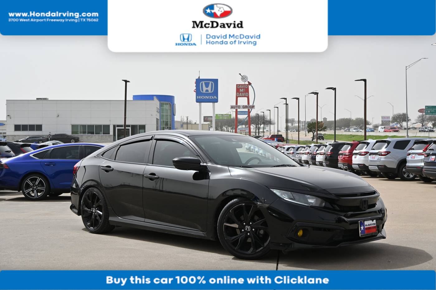 2019 Honda Civic Sport — Sedan — 73,257 mi — Irving, TX