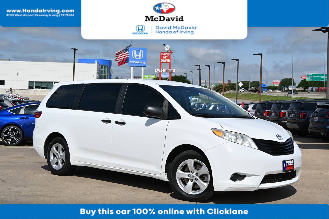 2015 Toyota Sienna L — Minivan — 90,849 mi — Irving, TX