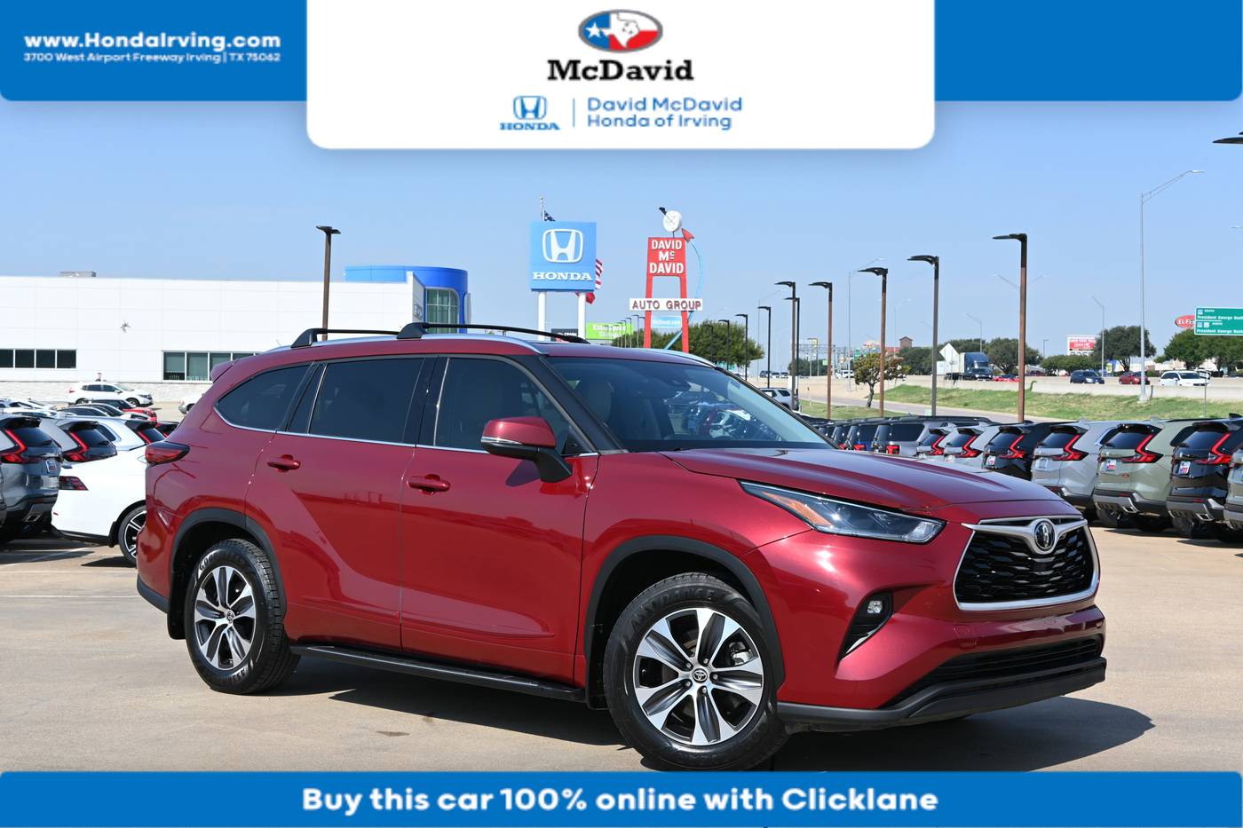 2021 Toyota Highlander XLE — SUV — 73,560 mi — Irving, TX