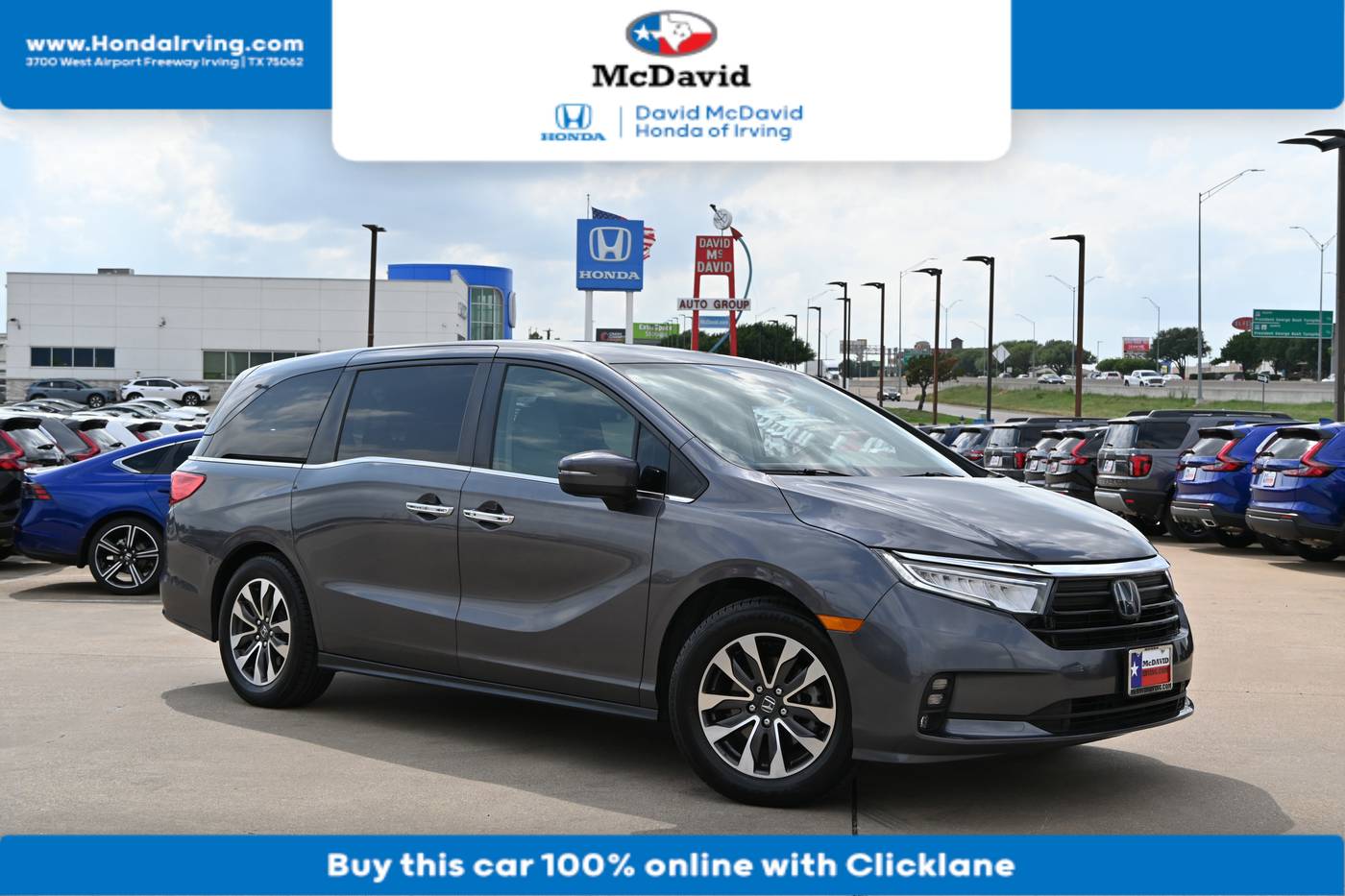 2022 Honda Odyssey EX-L — Minivan — 51,270 mi — Irving, TX