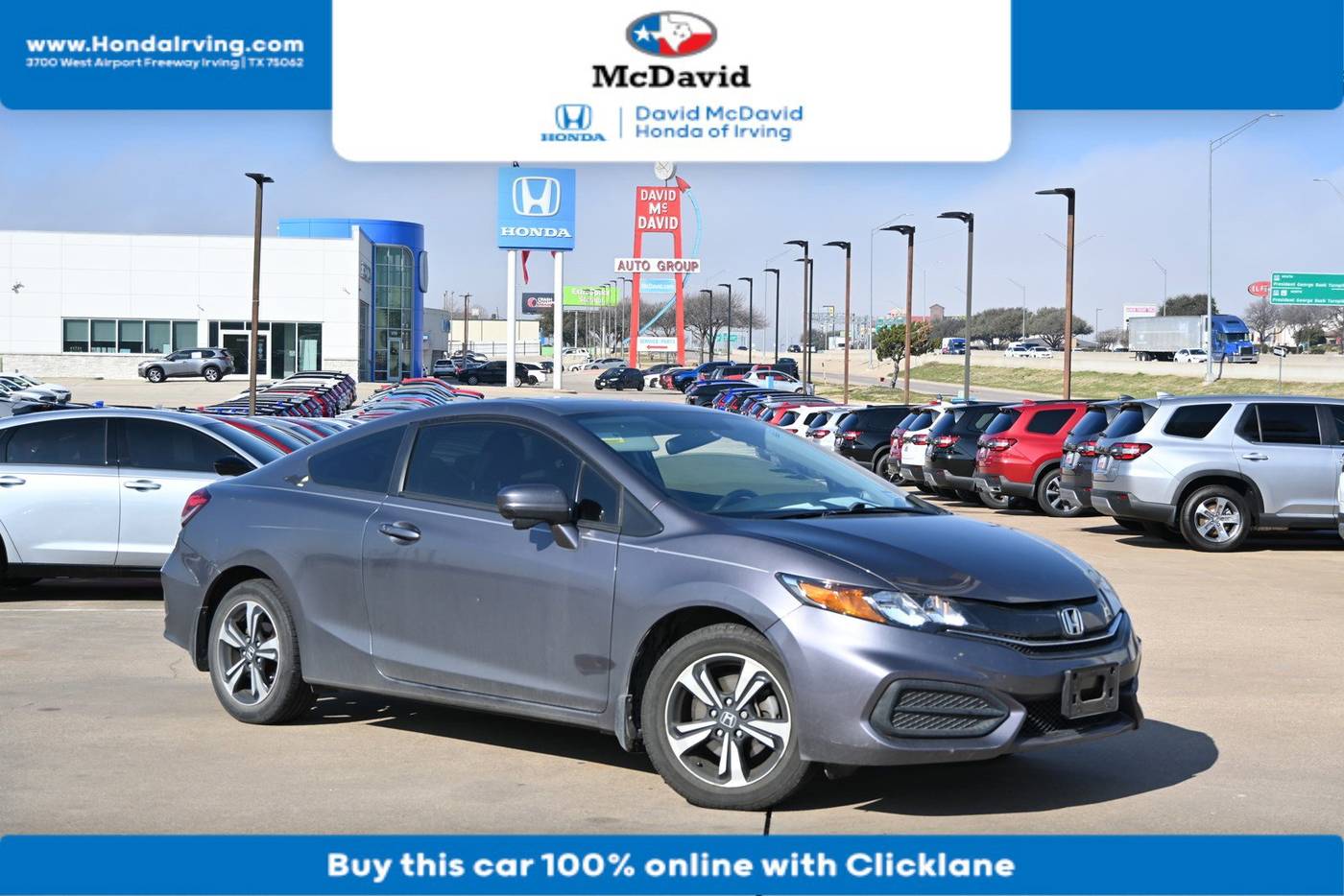 2014 Honda Civic EX — Coupe — 99,436 mi — Irving, TX