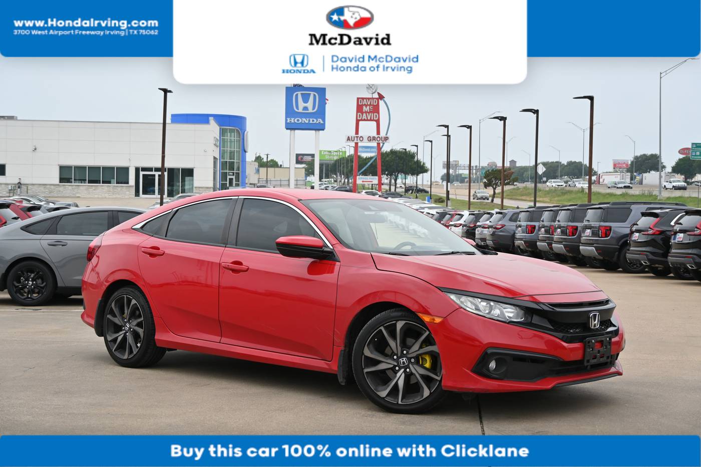 2021 Honda Civic Sport — Sedan — 67,007 mi — Irving, TX