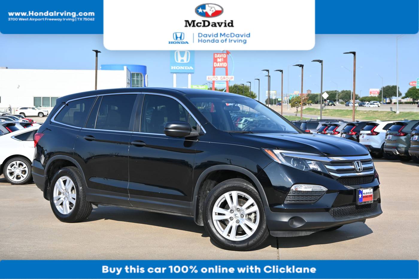 2018 Honda Pilot LX — SUV — 80,078 mi — Irving, TX