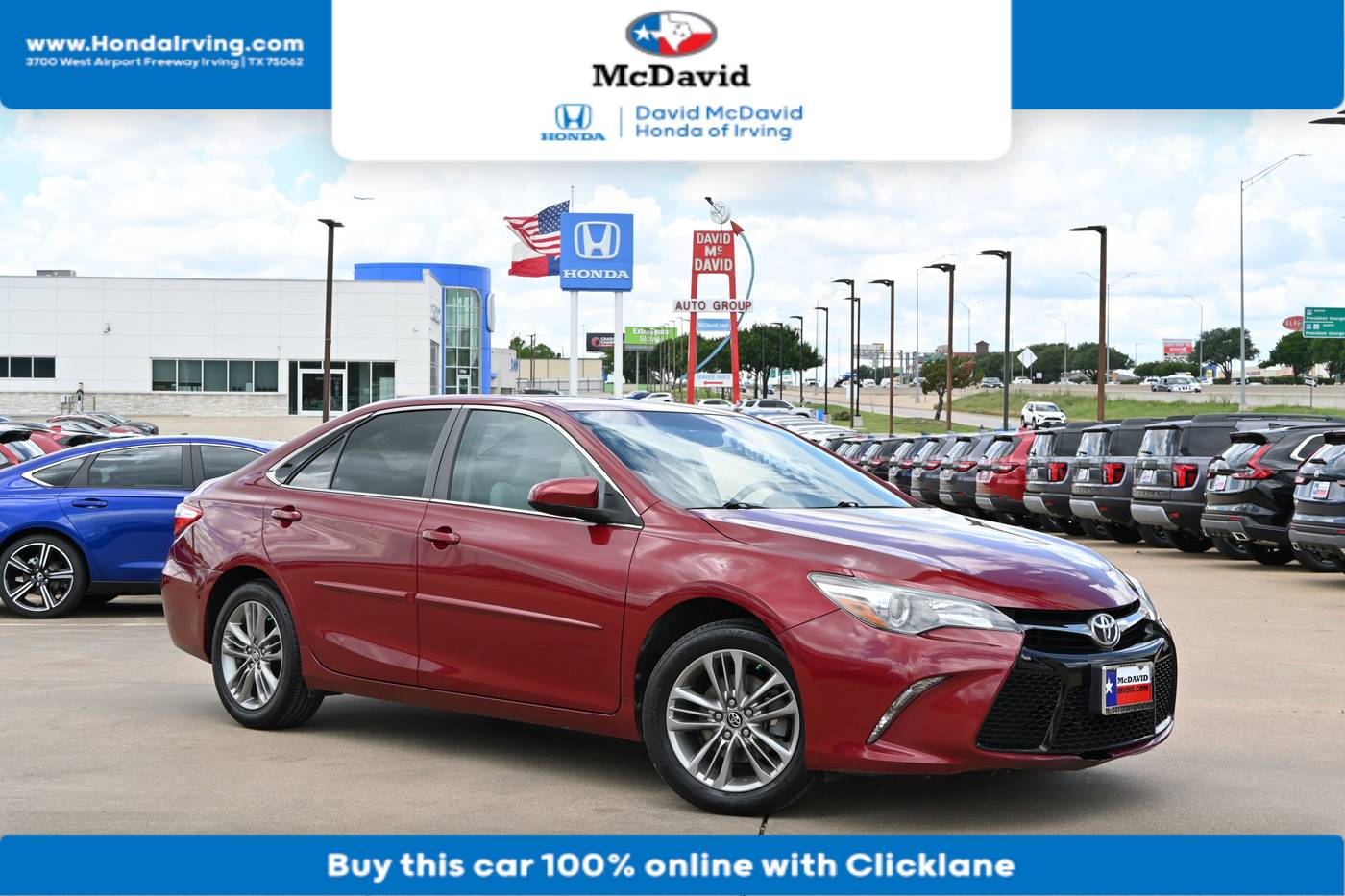 2017 Toyota Camry SE — Sedan — 57,137 mi — Irving, TX