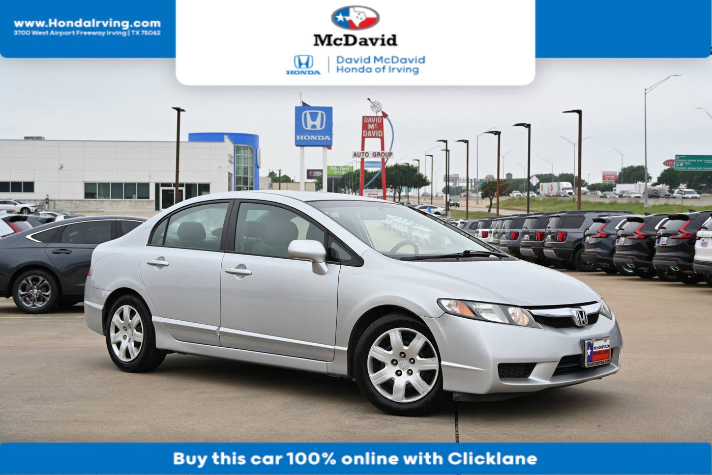 2011 Honda Civic LX — Sedan — 118,303 mi — Irving, TX