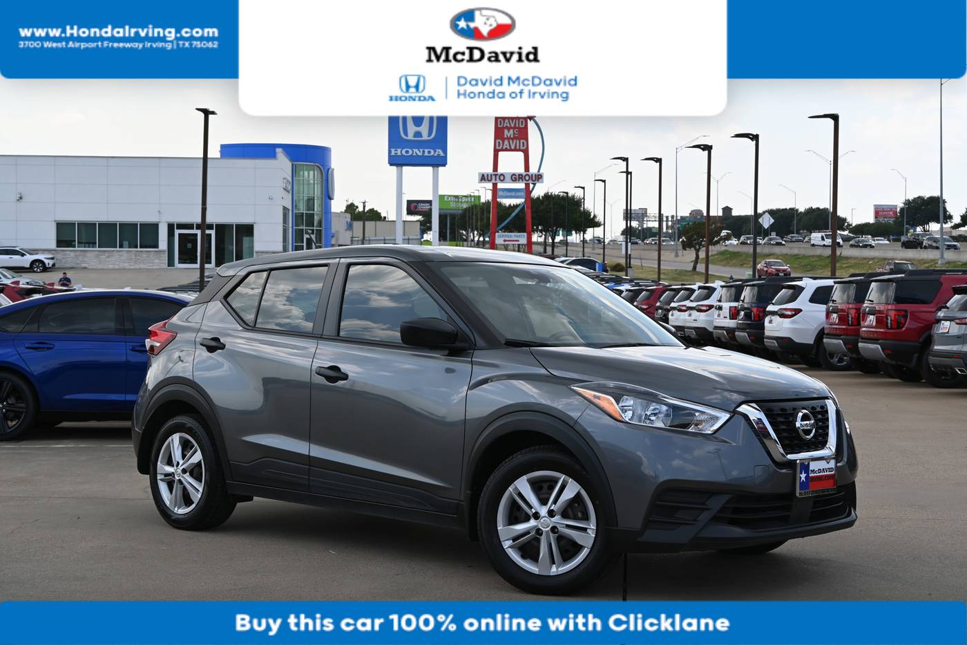 2020 Nissan Kicks S — SUV — 70,074 mi — Irving, TX