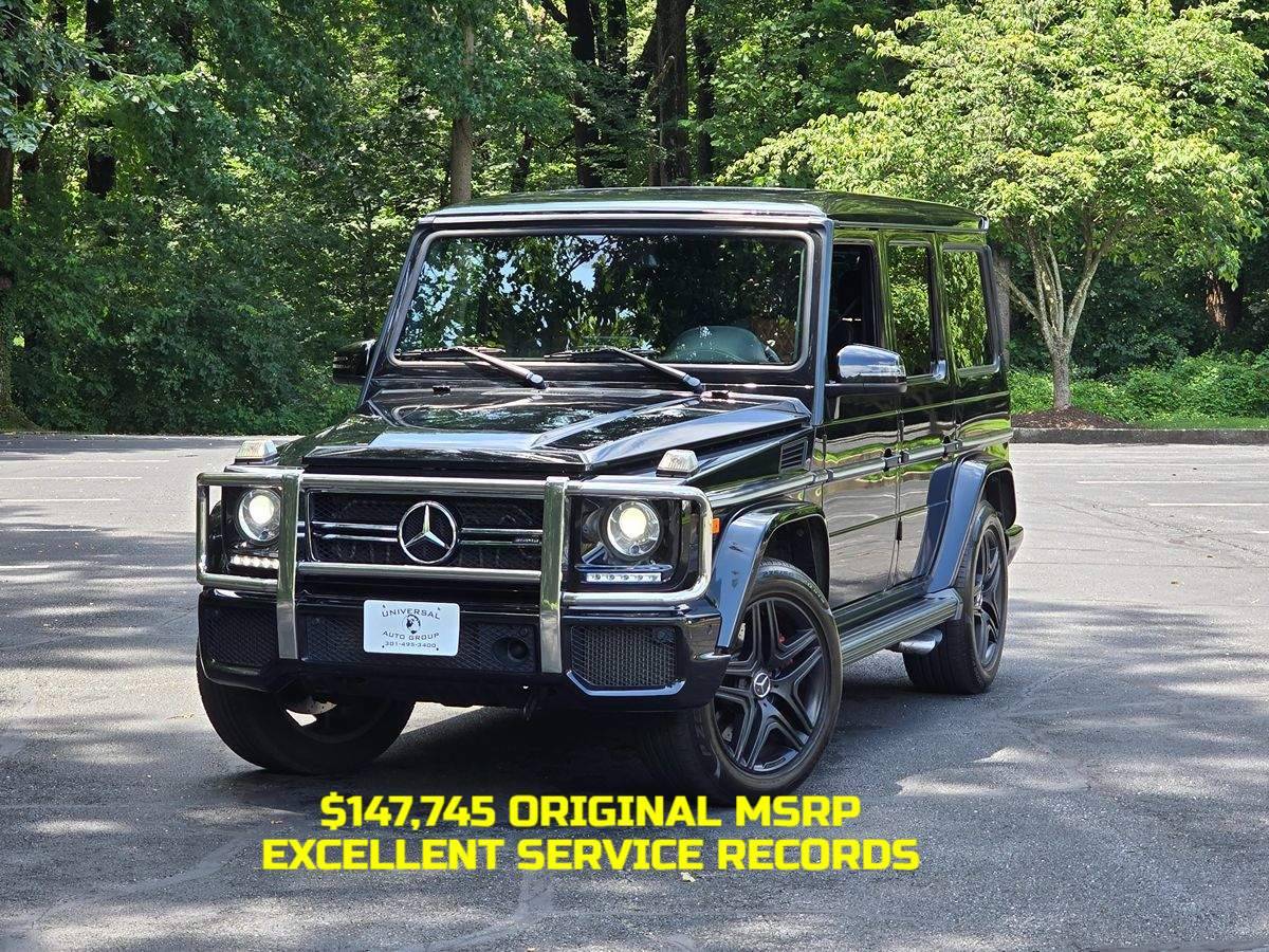 2017 Mercedes-Benz G-Class G 63 AMG — SUV — 71,797 mi — Silver Spring, MD