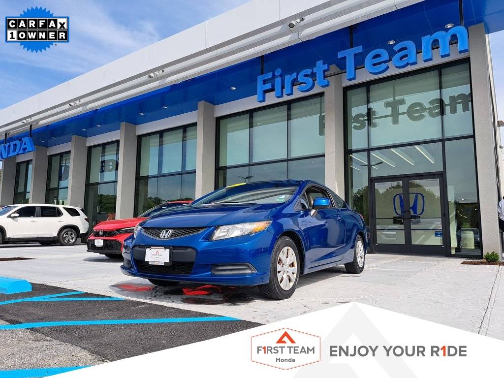 2012 Honda Civic LX — Coupe — 74,830 mi — Chesapeake, VA