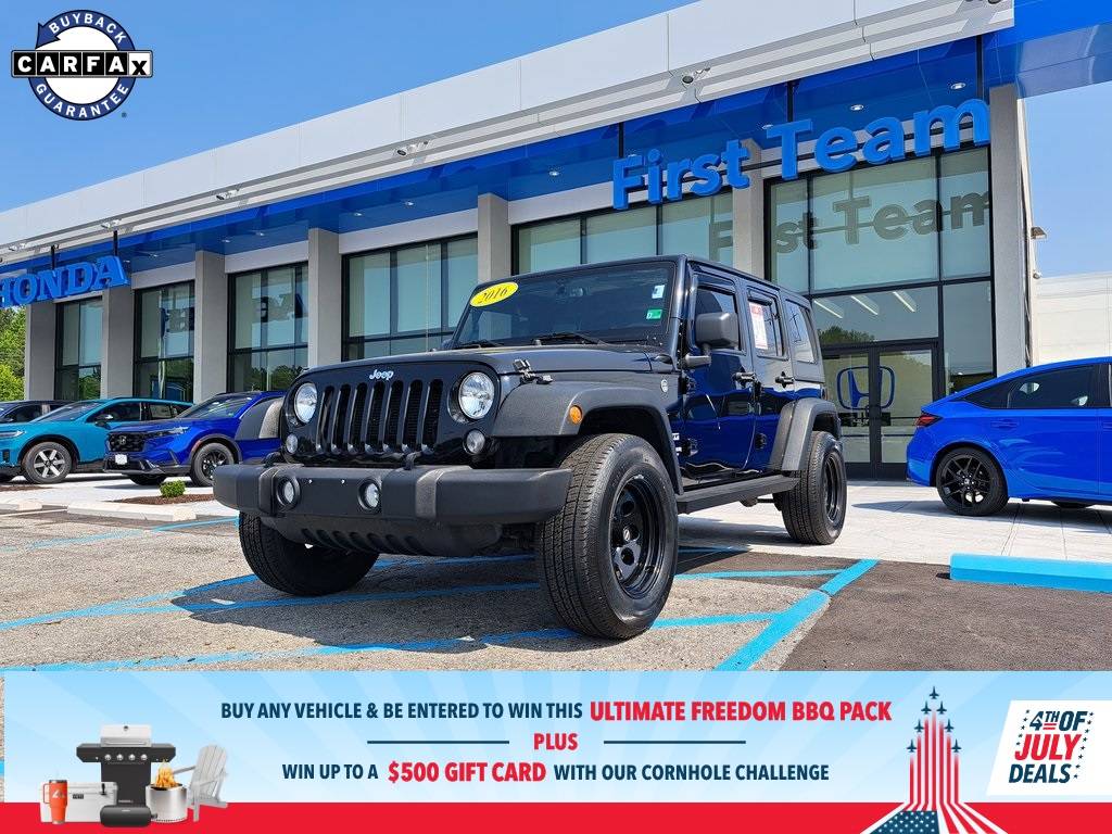 2016 Jeep Wrangler Sport — SUV — 118,726 mi — Chesapeake, VA